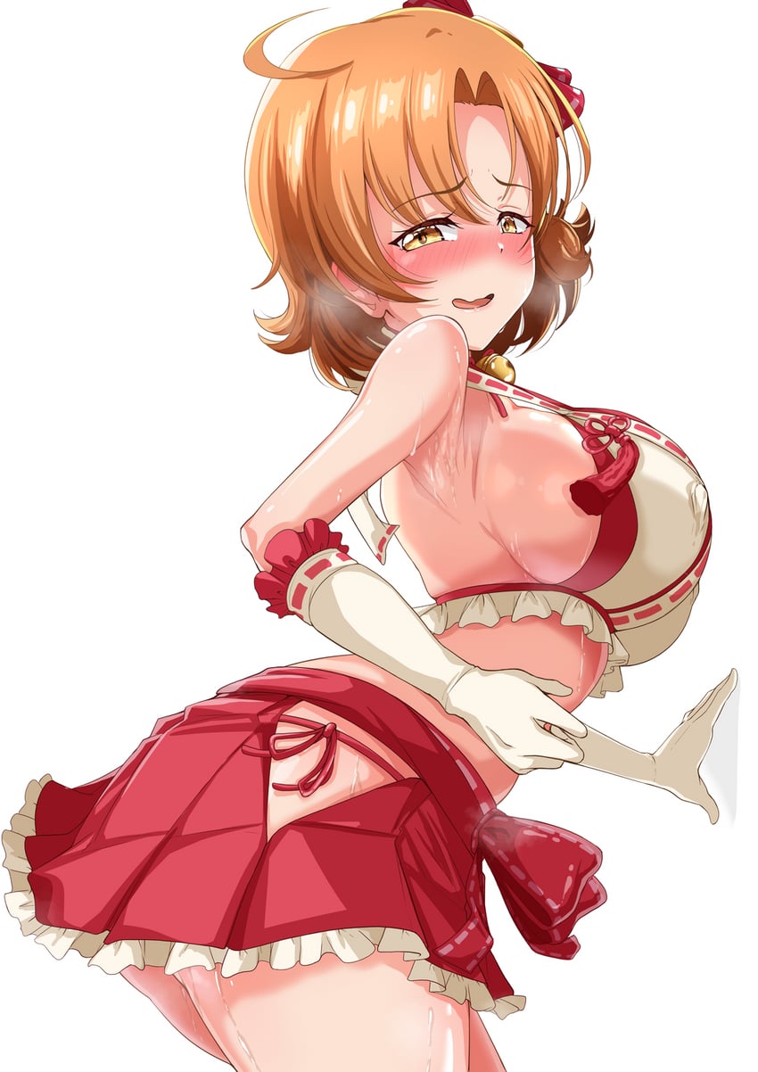 yabuki kana (idolmaster and 2 more) drawn by kitsune_(foxsiona)