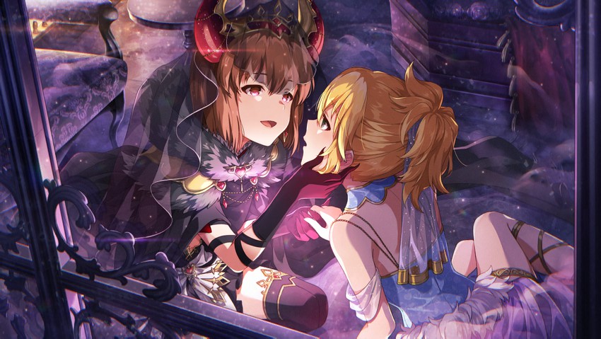 hoshii miki and hagiwara yukiho (idolmaster and 2 more) drawn by narumi_arata