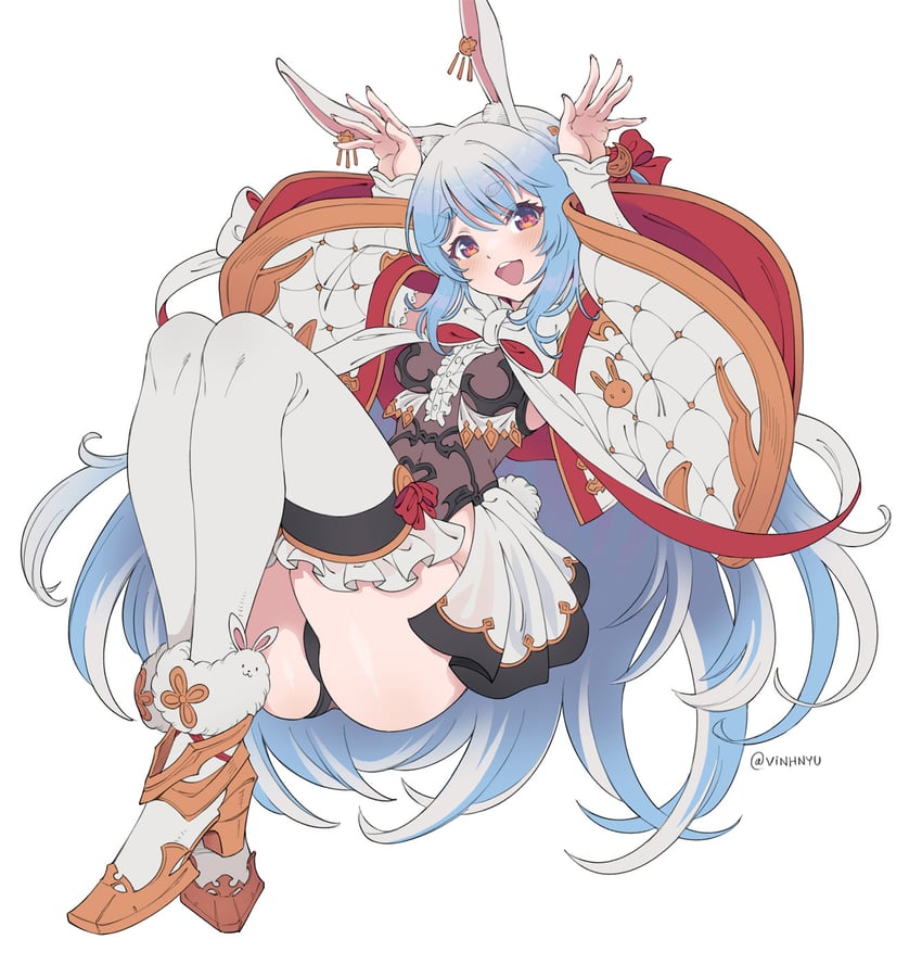 usada pekora, pekomon, and makura (hololive and 1 more) drawn by vinhnyu