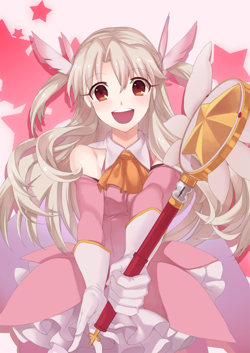 illyasviel von einzbern, prisma illya, and magical ruby (fate and 1 more) drawn by ycco_(estrella)