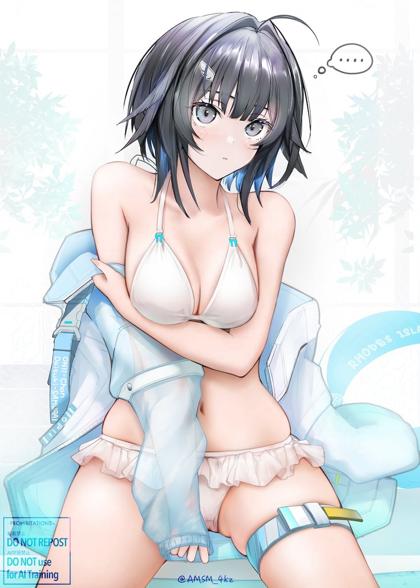 la pluma (arknights) drawn by yokaze_(yokajie)