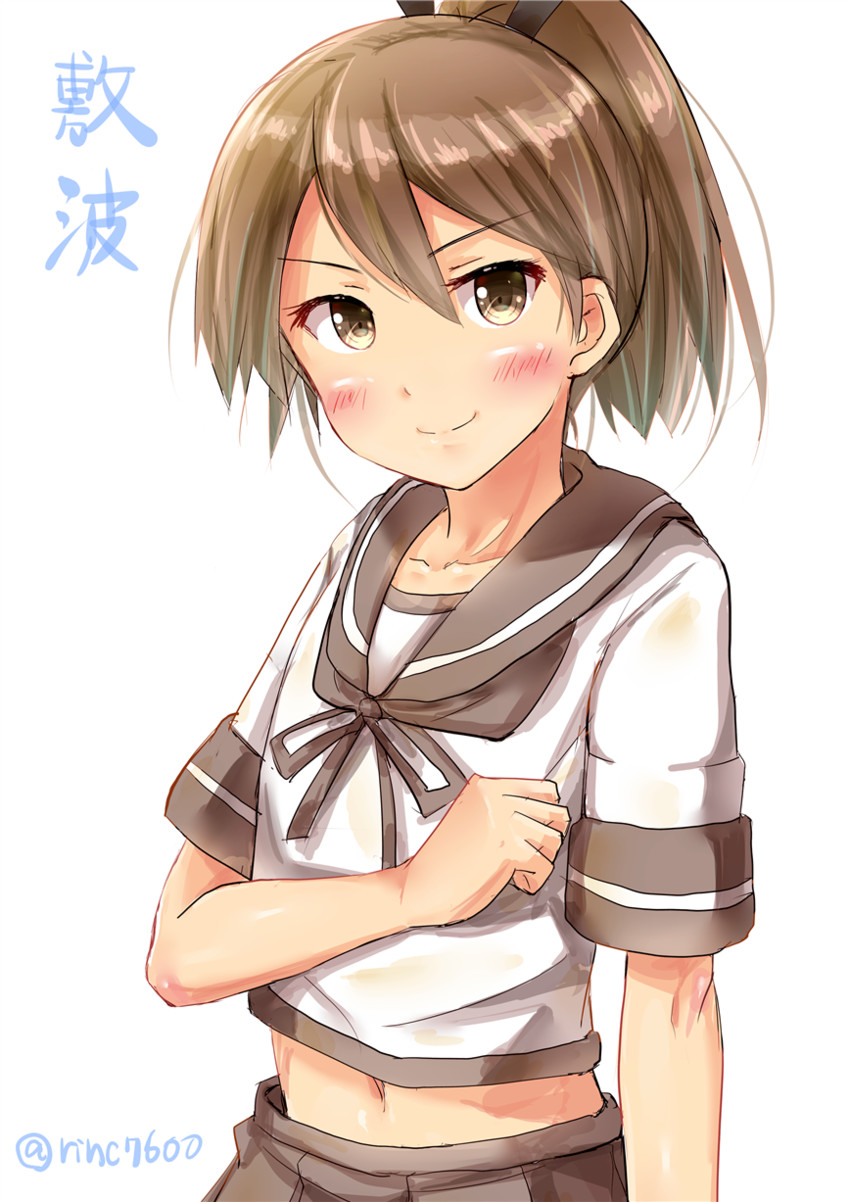shikinami (kantai collection) drawn by ichikawa_feesu