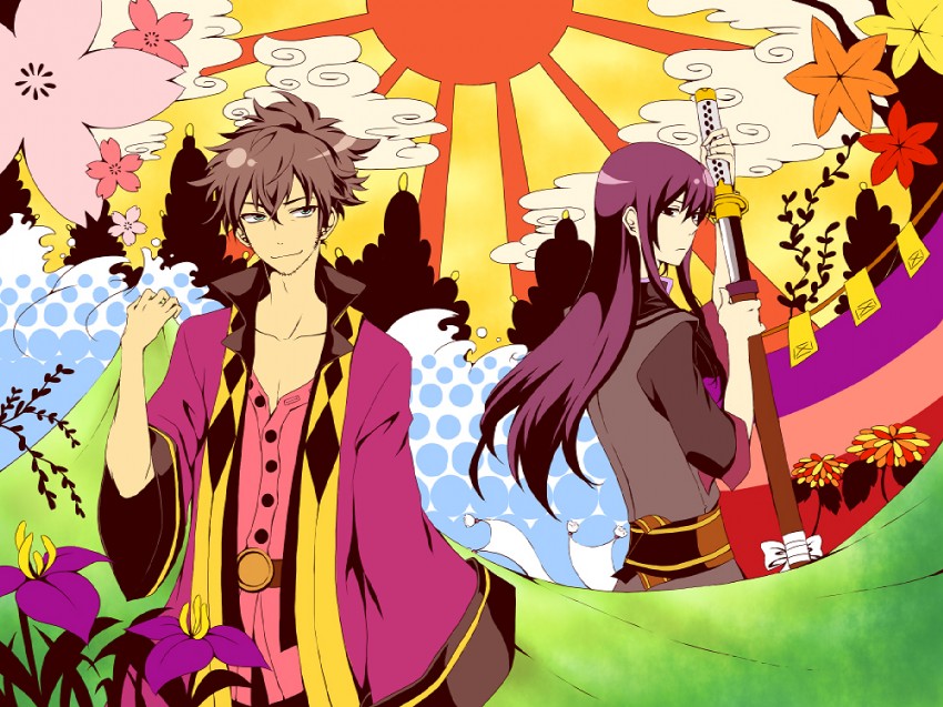 yuri lowell and raven (tales of and 1 more) drawn by shivue