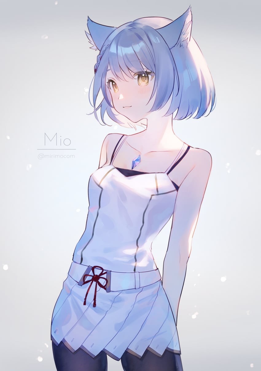 mio (xenoblade chronicles and 1 more) drawn by comumo