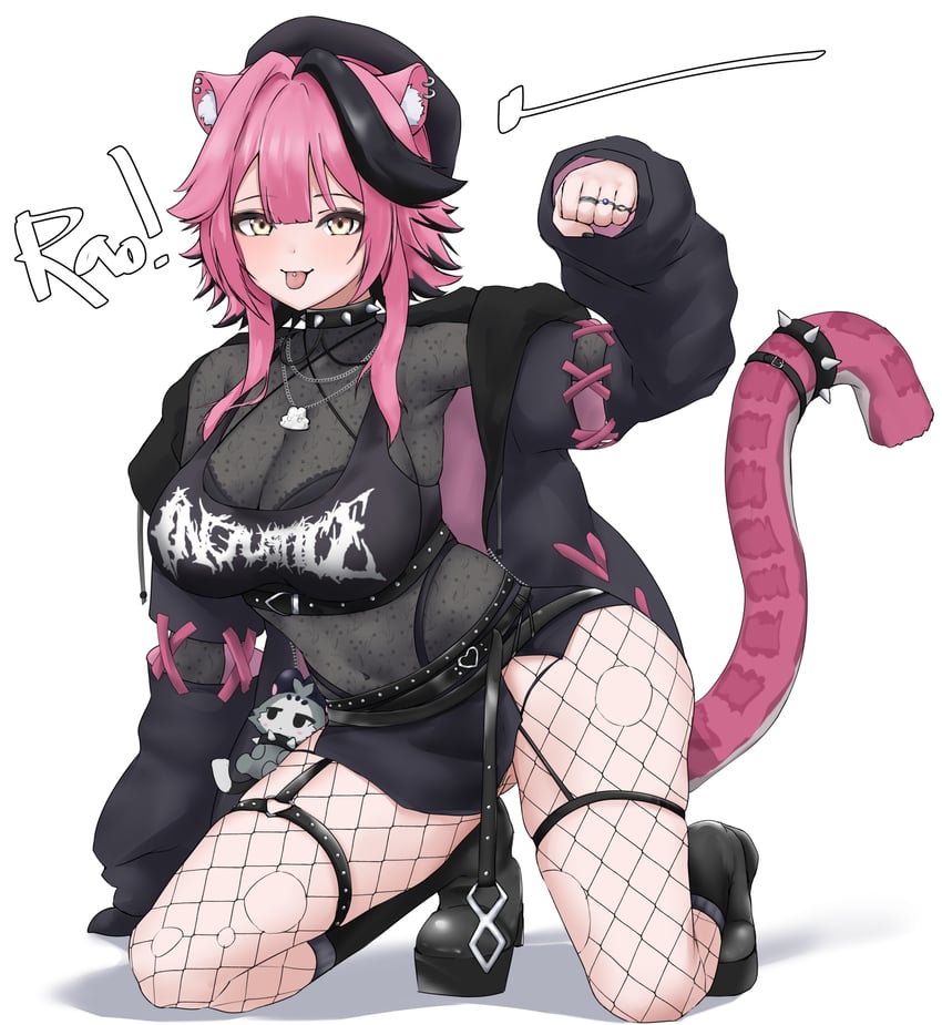 raora panthera and chattino (hololive and 1 more) drawn by aidoruhakase