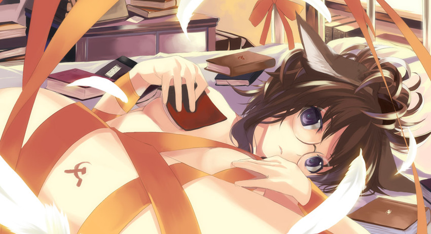 kemomimi megane shisho-san (original) drawn by kabocha_(monkey4)