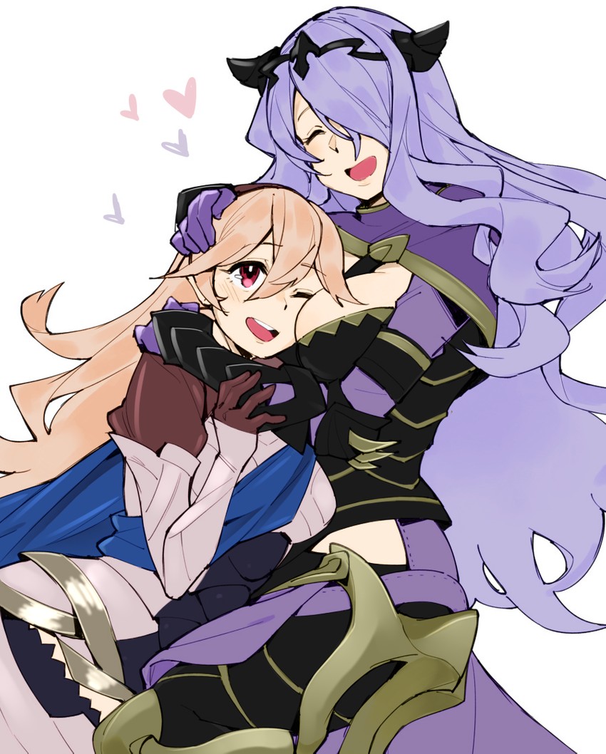 female corrin and camilla (fire emblem and 1 more) drawn by colorfag and ge-b