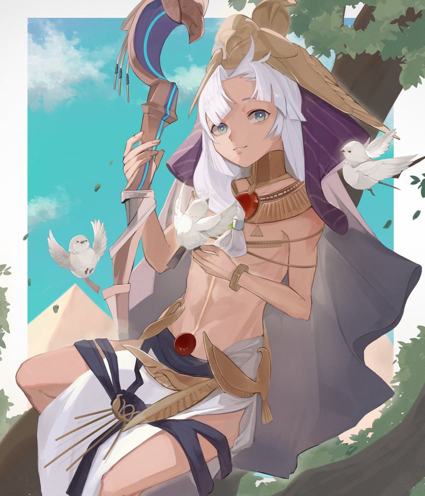 tutankhamun (fate and 1 more) drawn by banno_watari