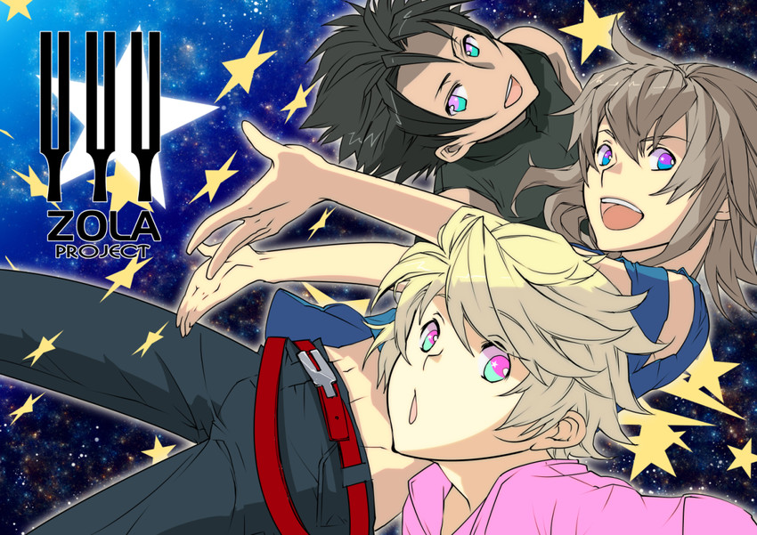 yuu, kyo, and wil (vocaloid and 1 more) drawn by mouri