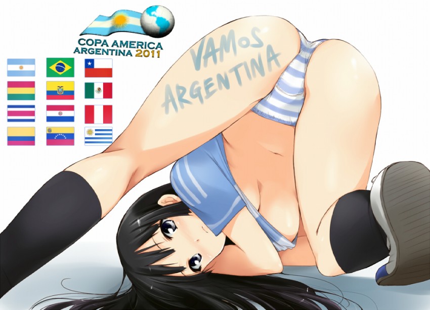 akiyama mio (k-on! and 2 more) drawn by kaiga