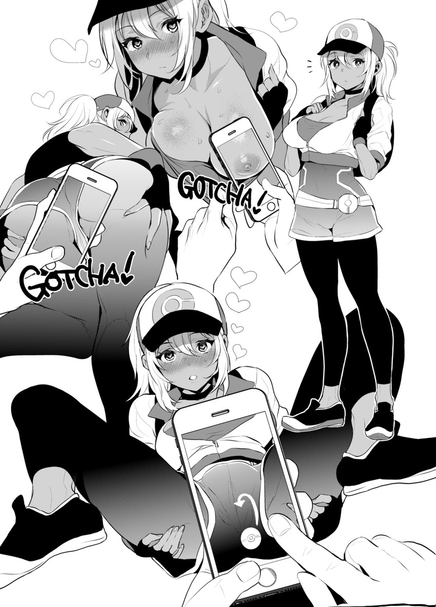 female protagonist (pokemon and 1 more) drawn by inari_(inariya)