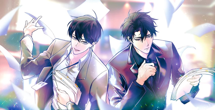 kim dokja and yoo joonghyuk (omniscient reader's viewpoint) drawn by raya_(000_unseen)