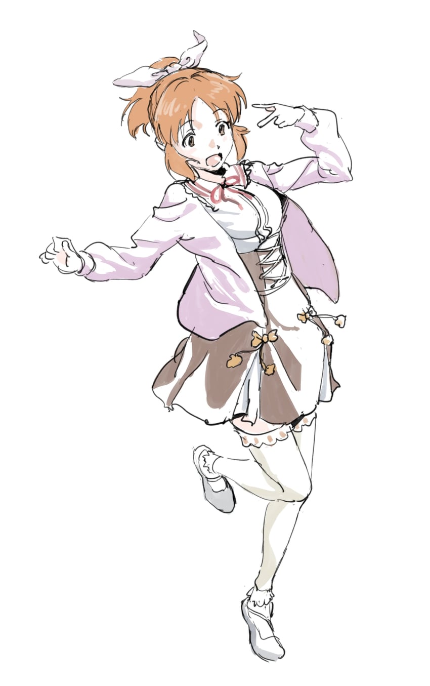 abe nana (idolmaster and 1 more) drawn by kinokohead2121
