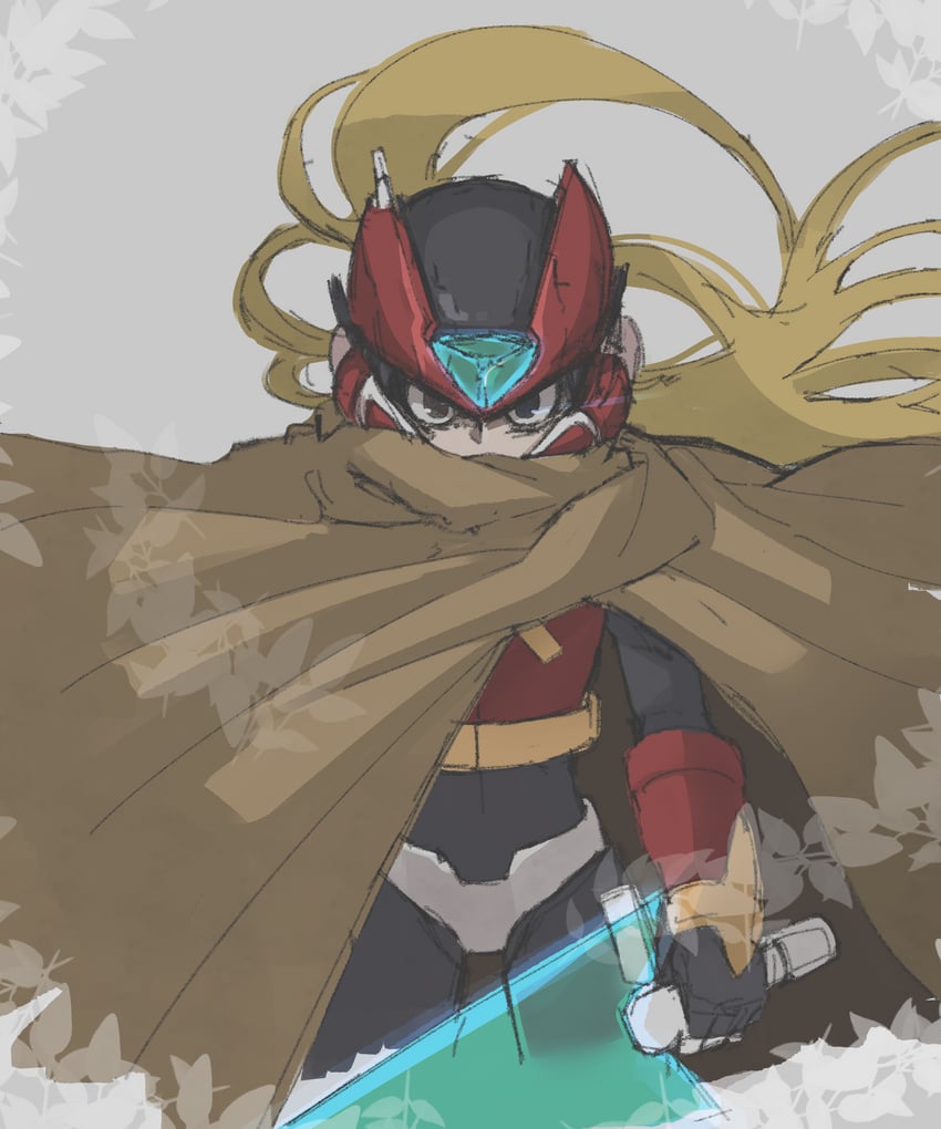 zero and zero(z) (mega man and 2 more) drawn by hwaryeok