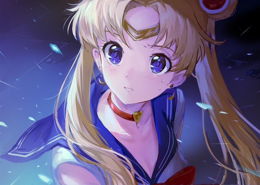 tsukino usagi and sailor moon (bishoujo senshi sailor moon and 1 more) drawn by asukayou