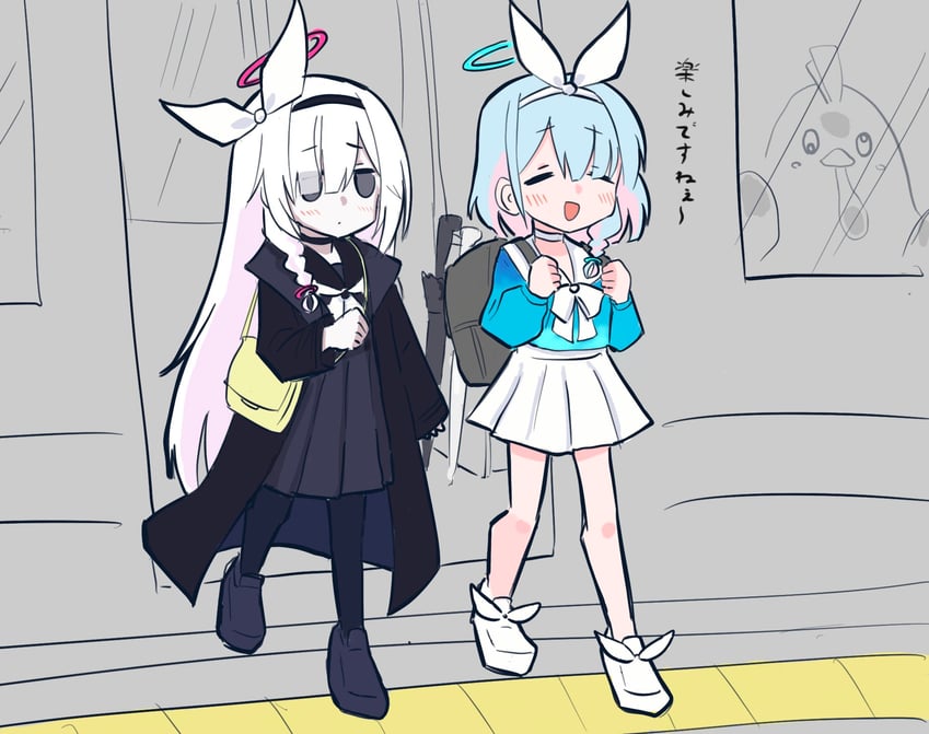 arona, plana, and peroro (blue archive) drawn by az84997592