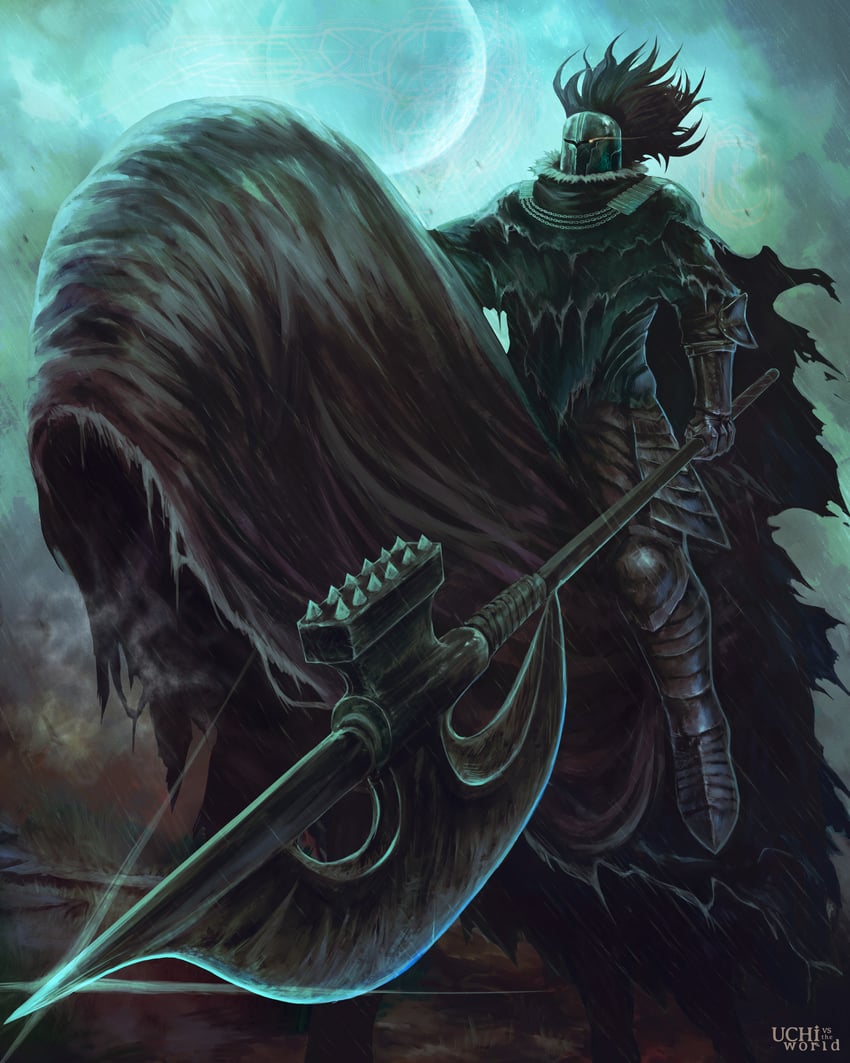 night's cavalry (elden ring) drawn by uchi_vs_the_world