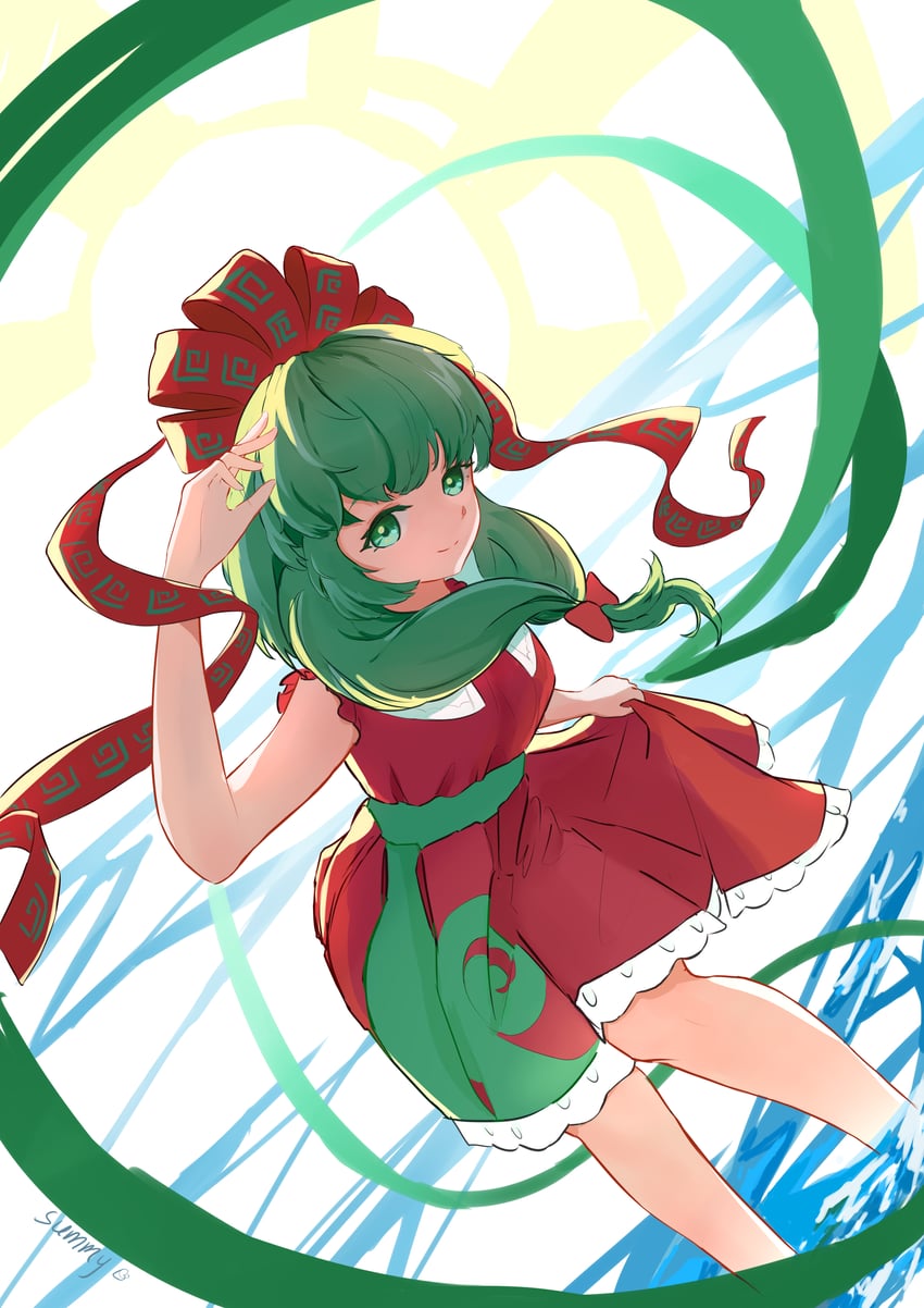 kagiyama hina (touhou) drawn by amynos