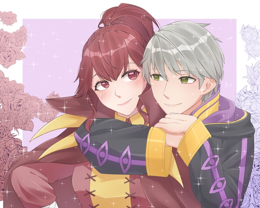 male robin and anna (fire emblem and 1 more) drawn by royyahn