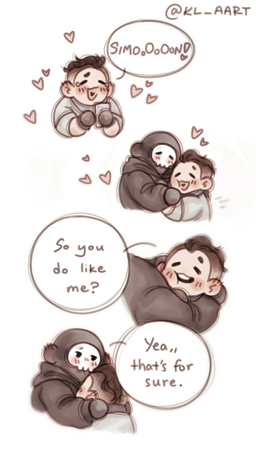 ghost and soap (call of duty and 1 more) drawn by kay_(kl_aart)