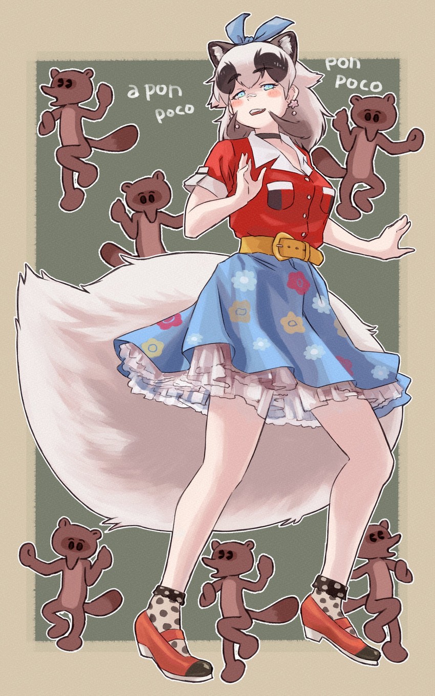 inugami gyoubu (kemono friends and 1 more) drawn by toriny