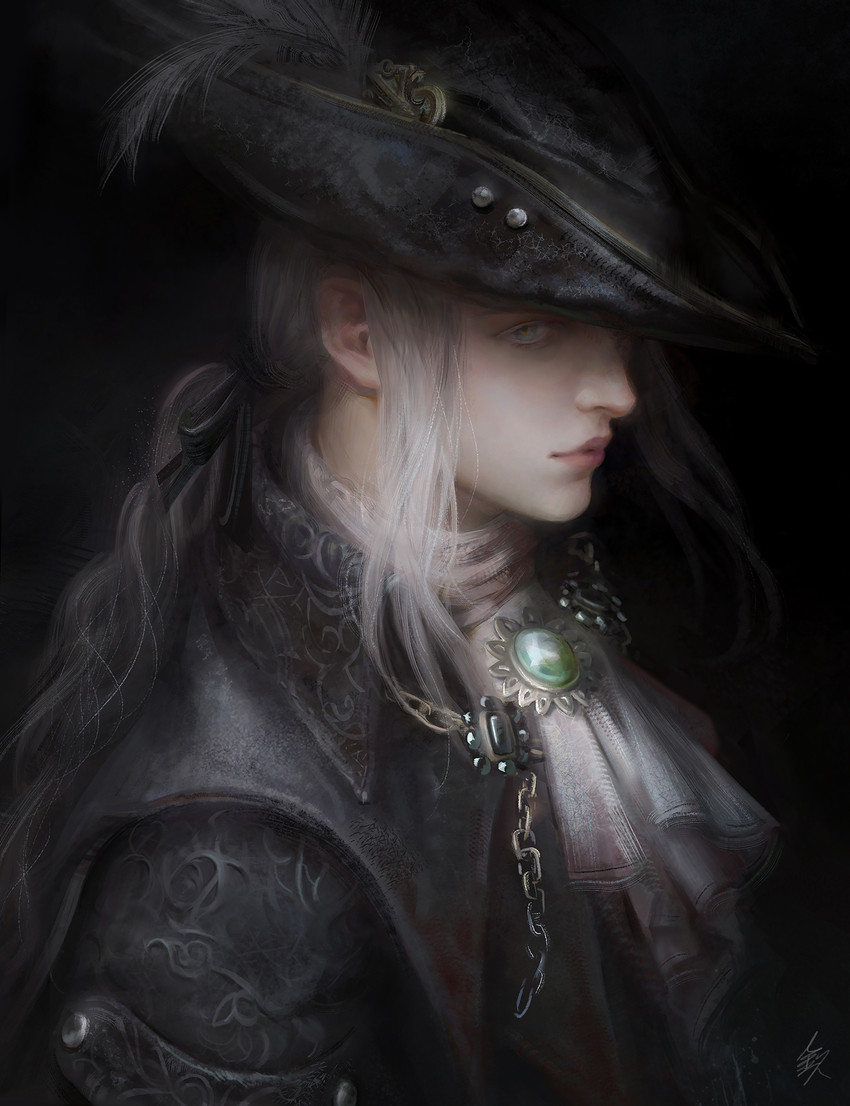 lady maria of the astral clocktower (bloodborne) drawn by spearthymint