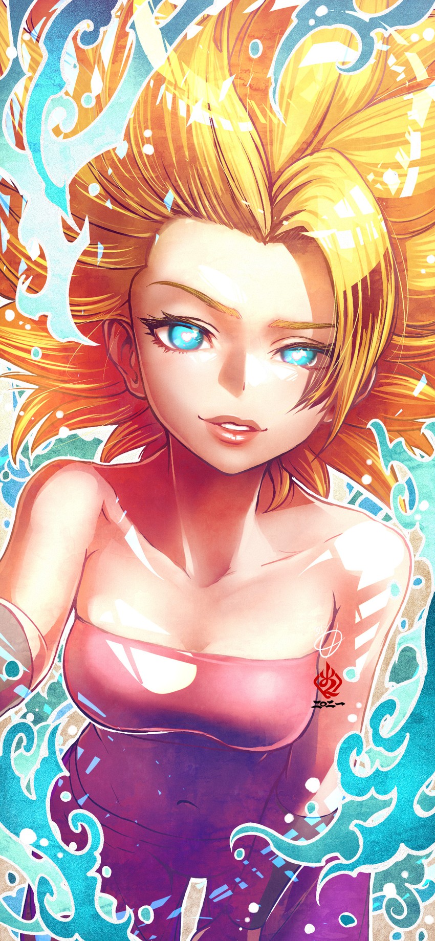 caulifla (dragon ball and 1 more) drawn by kanchiyo
