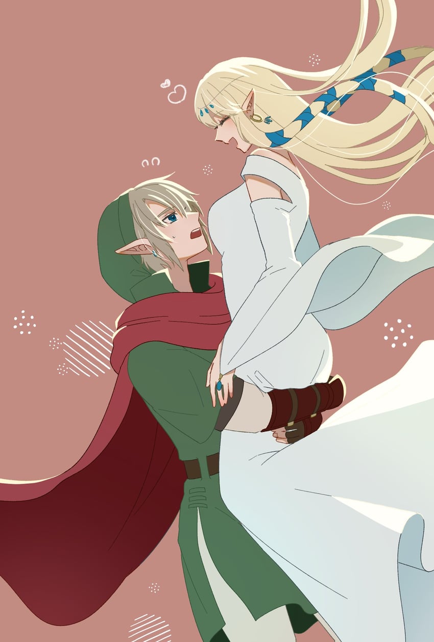 link and hylia (the legend of zelda and 1 more) drawn by koino30