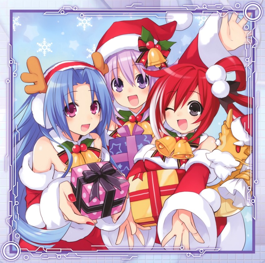 neptune, 5pb, and red (neptune and 1 more) drawn by tsunako