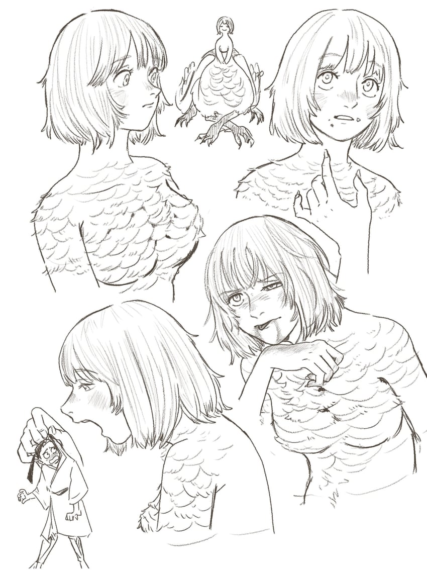 falin touden and shurou (dungeon meshi) drawn by h_sinva
