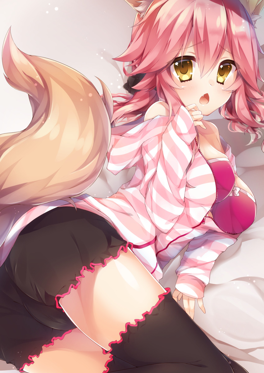 tamamo and tamamo no mae (fate and 1 more) drawn by kinosaki_yuuta