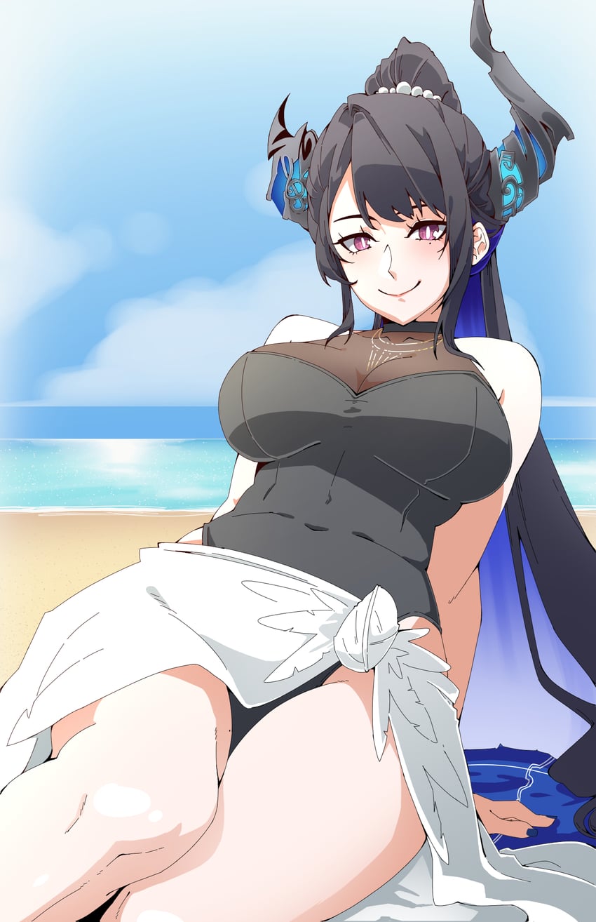 nerissa ravencroft (hololive and 1 more) drawn by joeboto