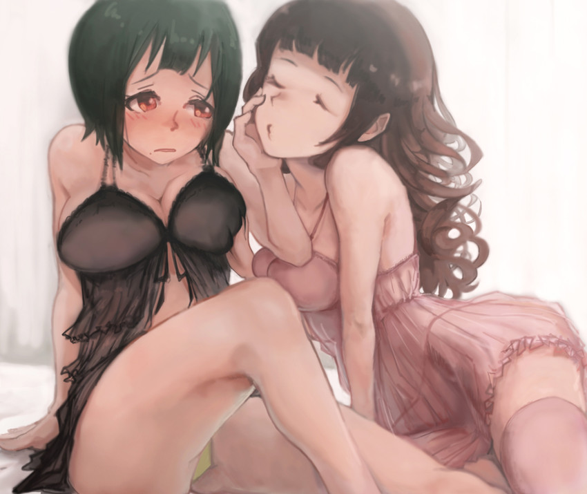 otonashi kotori and hidaka mai (idolmaster and 1 more) drawn by toro3