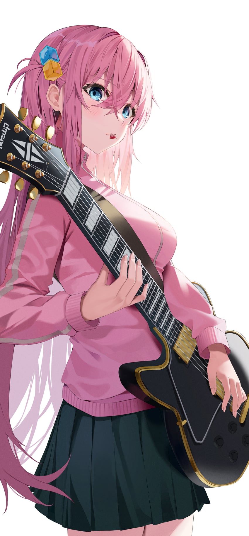 gotoh hitori (bocchi the rock!) drawn by k.j.