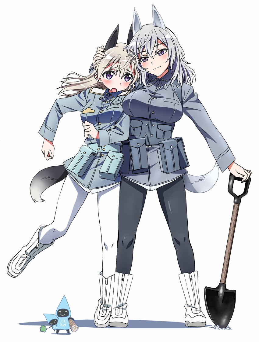 eila ilmatar juutilainen, aurora e. juutilainen, and tonttu (world witches series and 2 more) drawn by kogarashi51