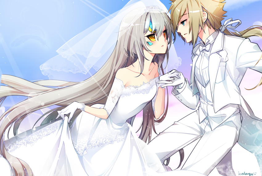 eve, chung seiker, code: battle seraph, and tactical trooper (elsword) drawn by icedango_(dpopic3)