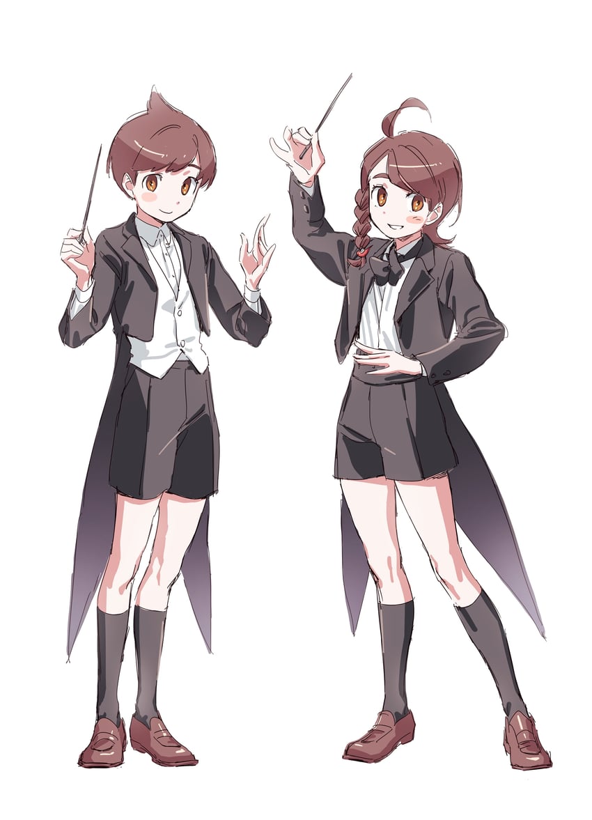 juliana and florian (pokemon and 1 more) drawn by tut_nin