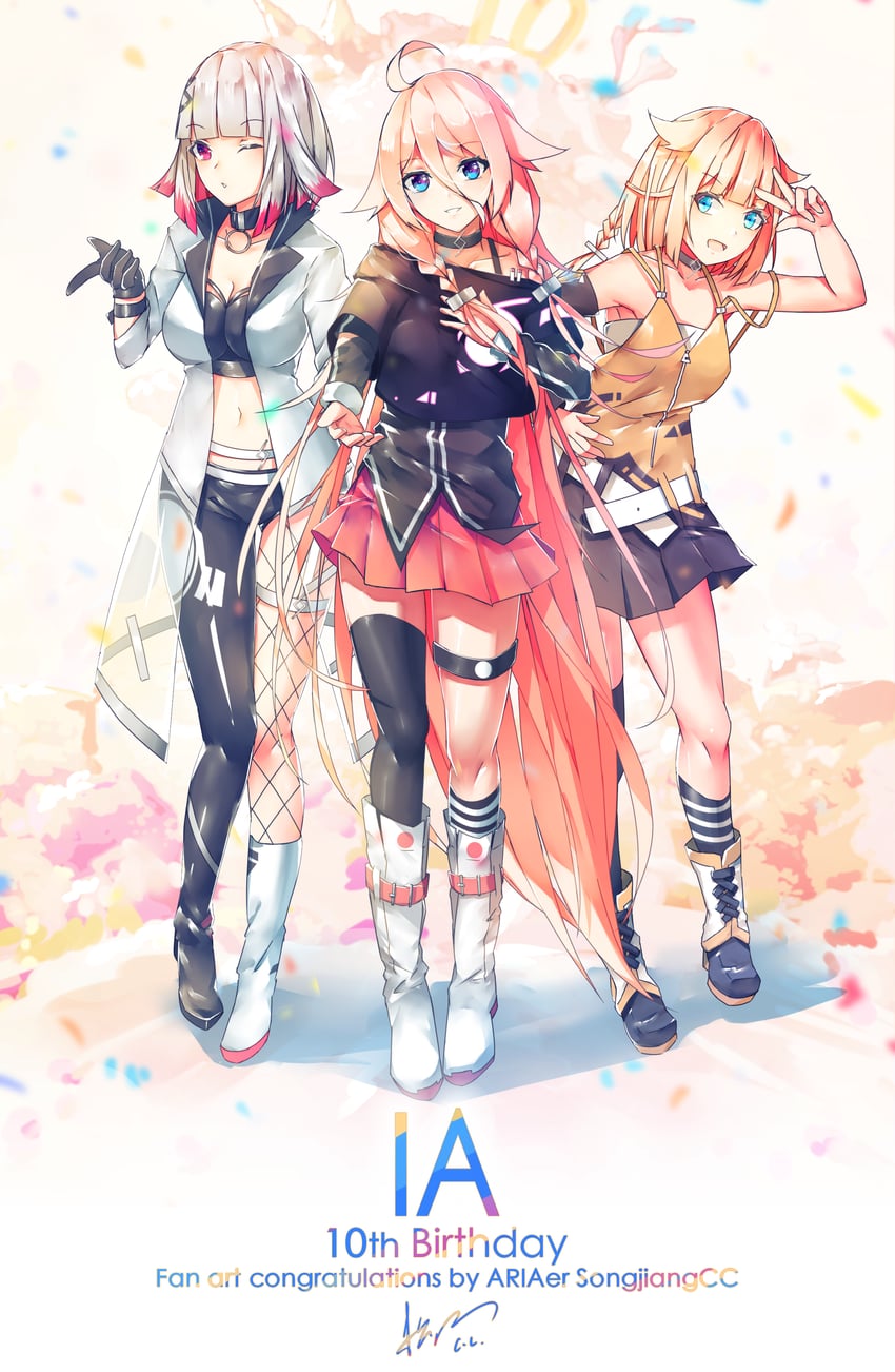 ia, one, and hippi (vocaloid and 1 more) drawn by songjiangcc