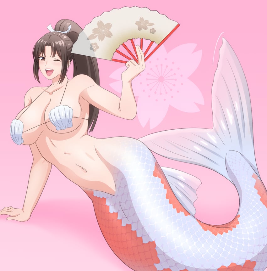 shiranui mai (fatal fury and 1 more) drawn by kiria021
