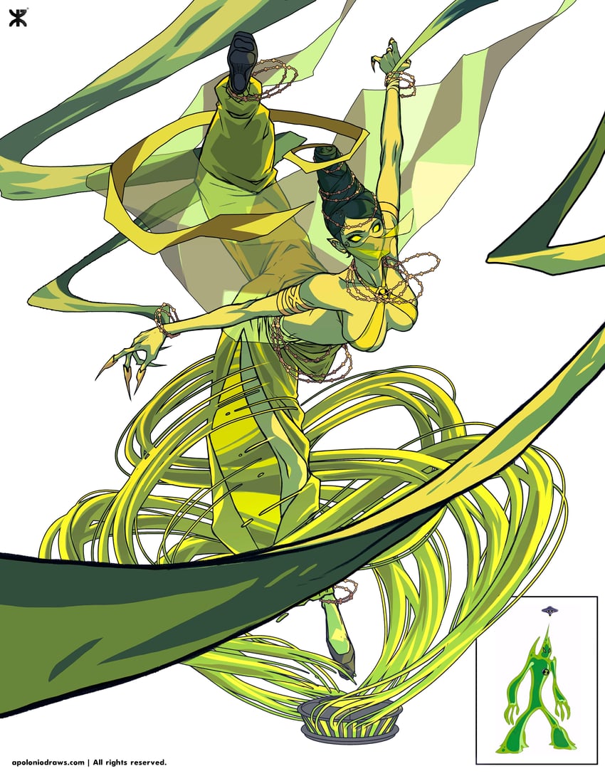 goop (ben 10 and 1 more) drawn by apoloniodraws