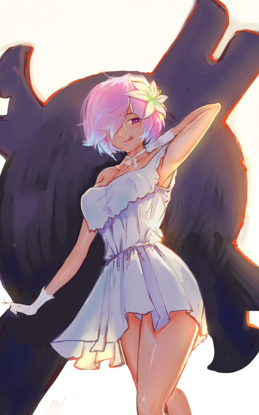 mash kyrielight (fate and 1 more) drawn by di_yi_xing_zian