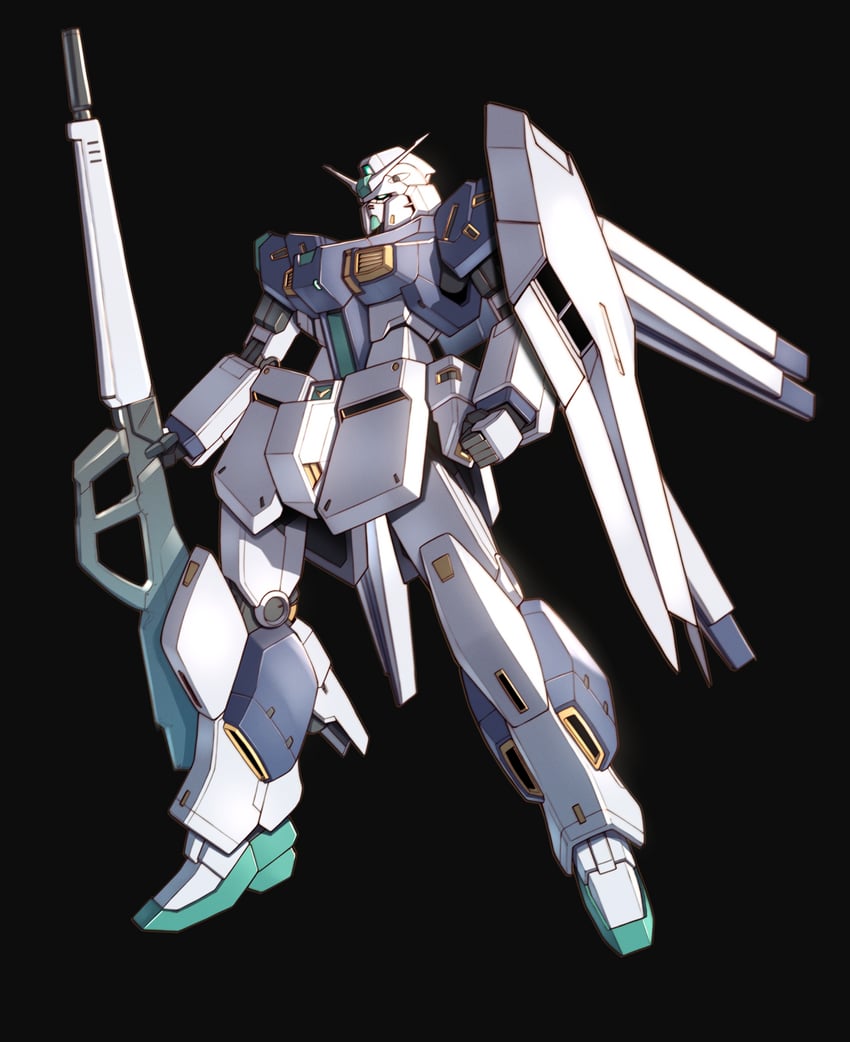 nu gundam mp type (gundam and 1 more) drawn by takahashi_masaki