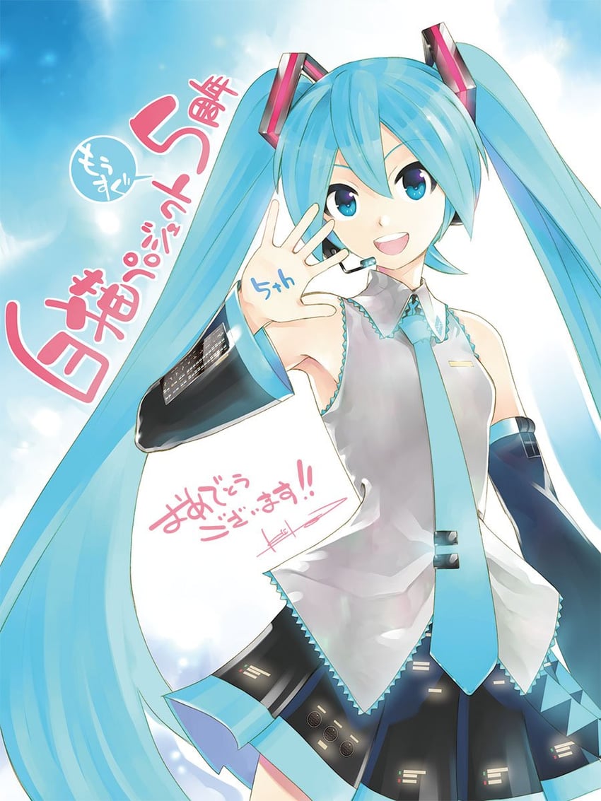 hatsune miku (vocaloid and 1 more) drawn by kei_(keigarou)