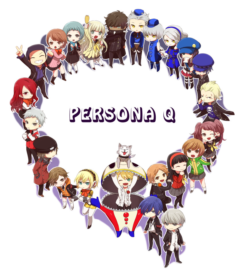 narukami yu, yuuki makoto, shirogane naoto, satonaka chie, aigis, and 19 more (persona and 4 more) drawn by chim