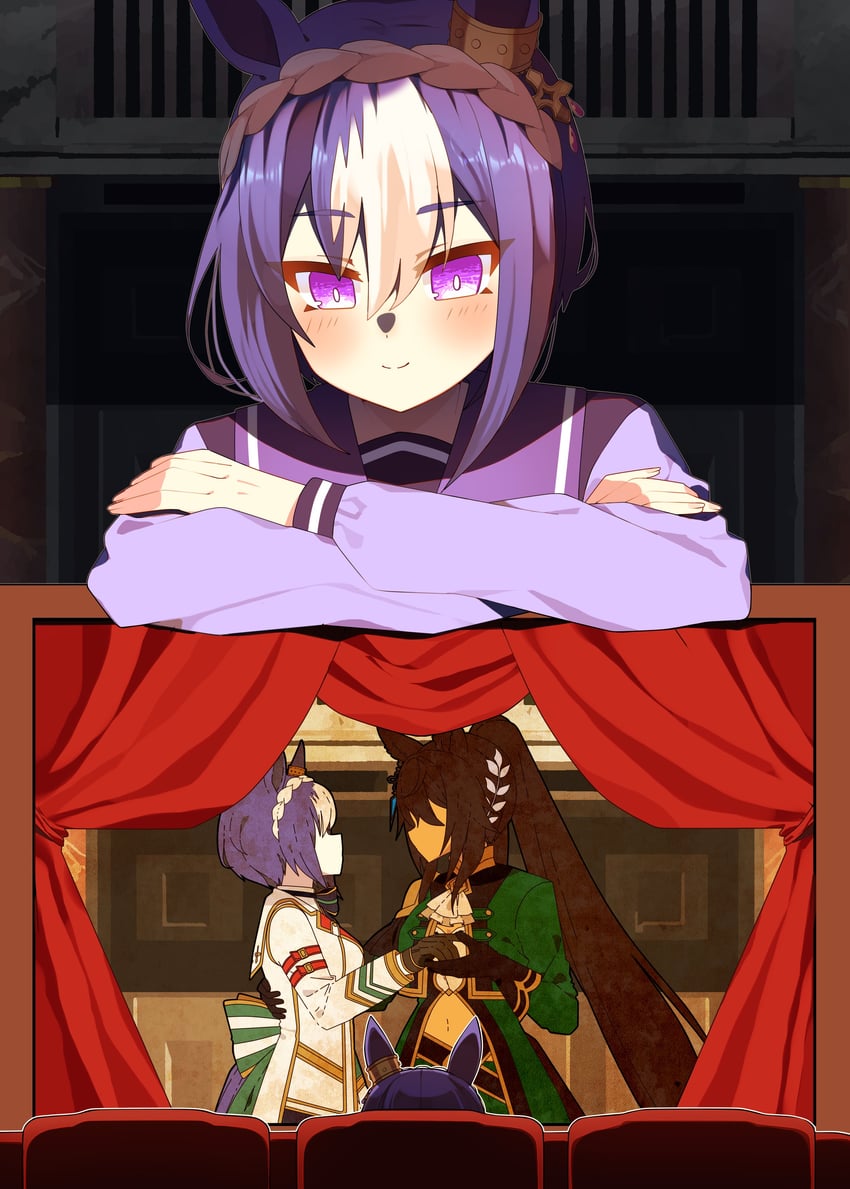 symboli kris s and cesario (umamusume) drawn by amane_hikari