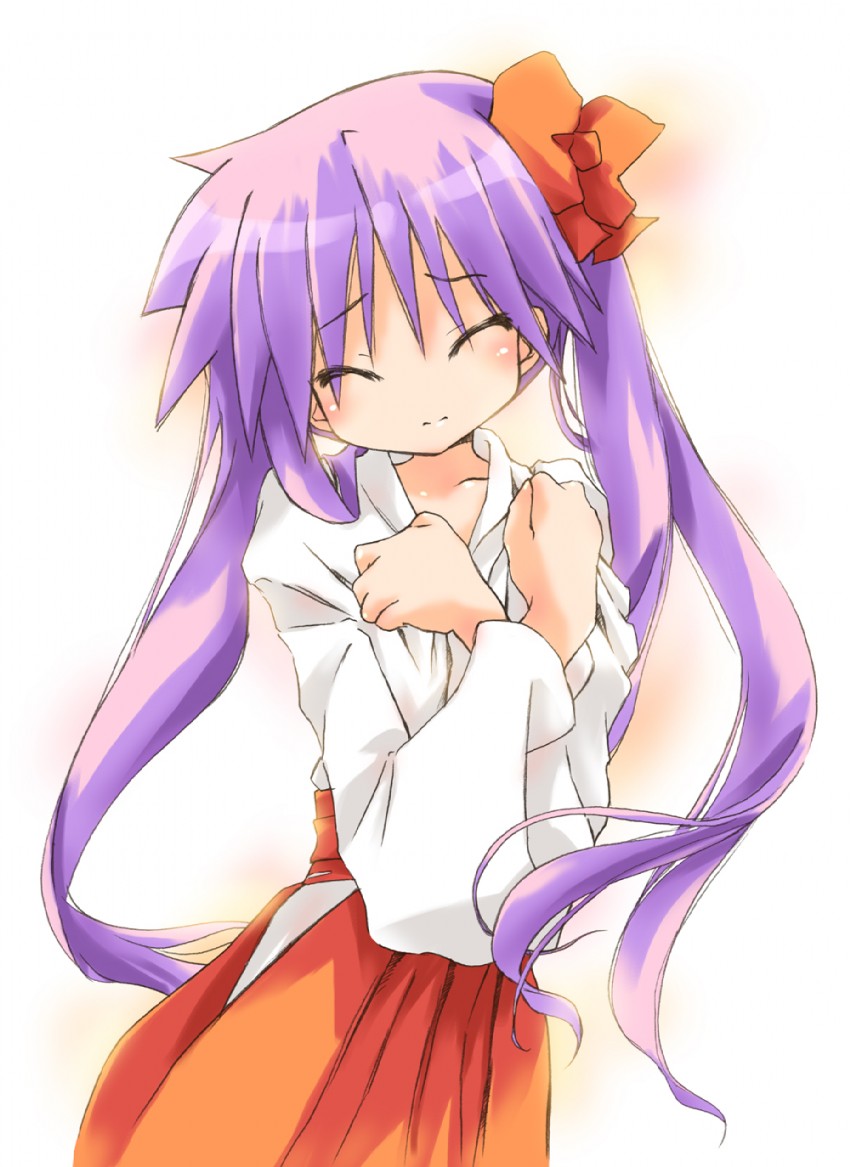 hiiragi kagami (lucky star) drawn by nyanmilla