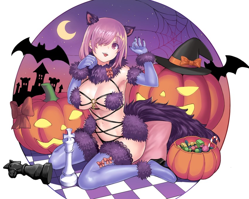 mash kyrielight (fate and 1 more) drawn by hirono_(hxze4434)