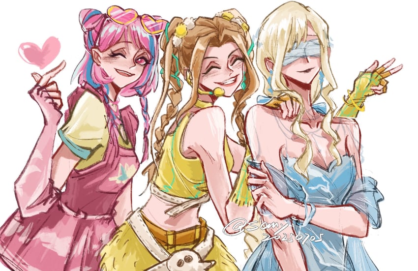 sweet rhapsody, starry path, and from the depth (nikki and 1 more) drawn by sanyi132