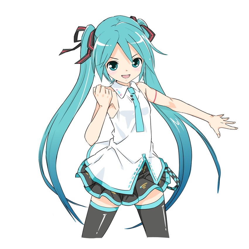 hatsune miku (vocaloid) drawn by soukun_s