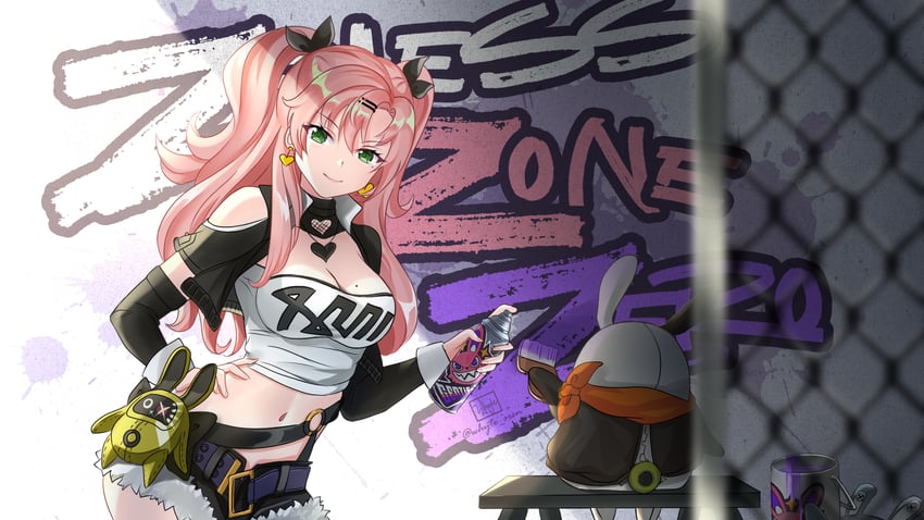nicole demara, eous, and amillion (zenless zone zero) drawn by whyte_srsn